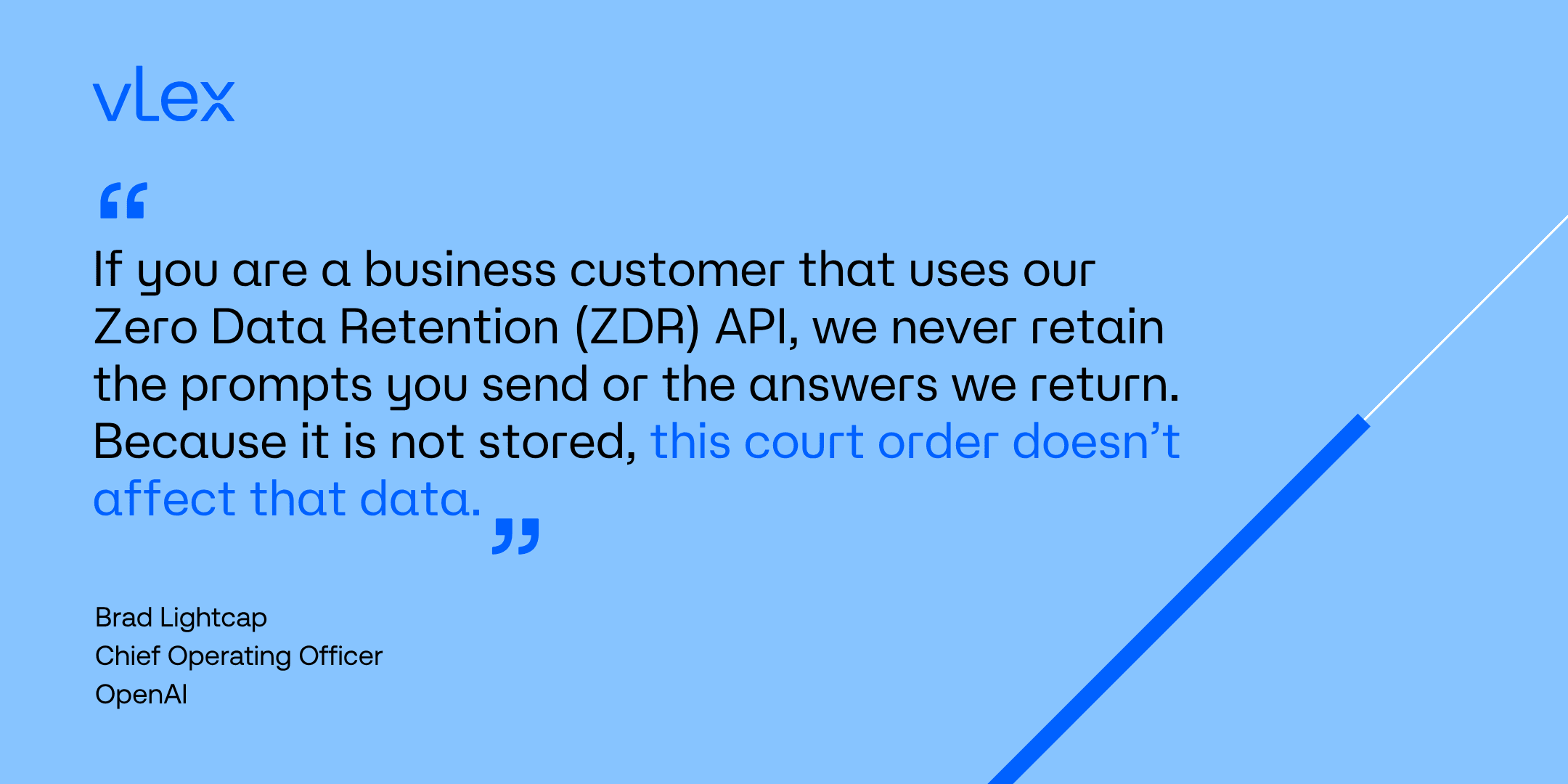 Brad Lightcap Quote - OpenAI Court Order ZDR.png